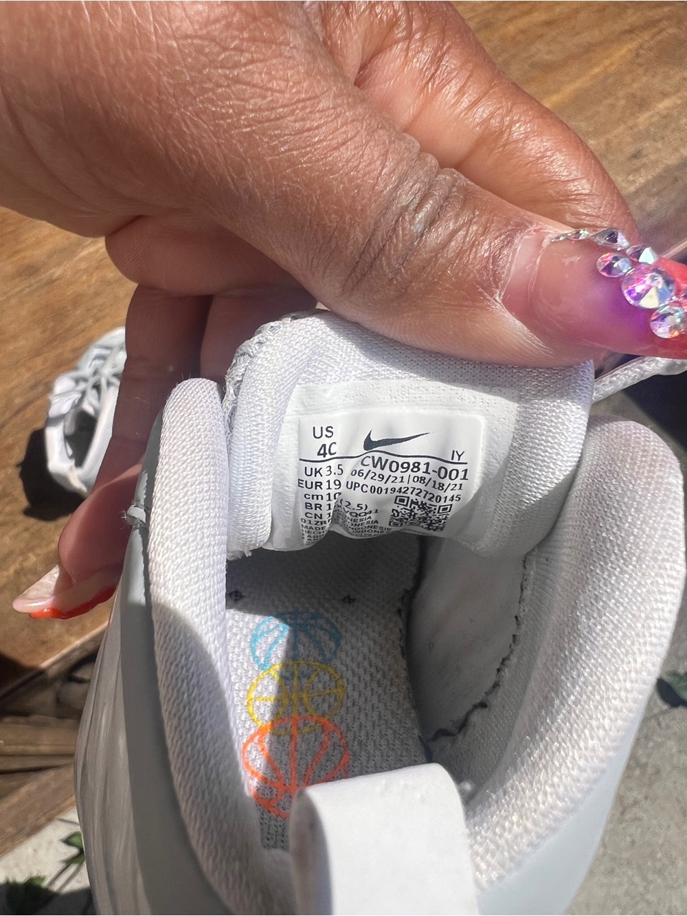 Nike Lil’ Posite One Foamposite Iridescent Toddler Shoes Size 4C - Picture 7 of 7